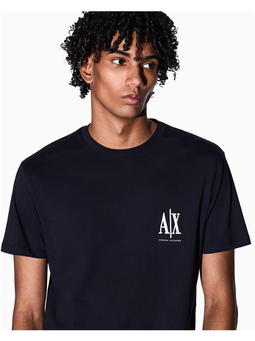 T-Shirt Regular Fit in Jersey di Cotone ARMANI EXCHANGE | XM000365AF12308/UB101